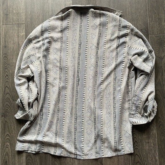 Vintage Caccia Long Sleeve Button-Up Shirt - Picture 3 of 3